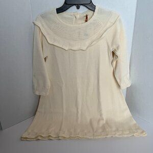 Girl's Dress - ETTIE & H- Cream- Size 7- NEW w/TAGS